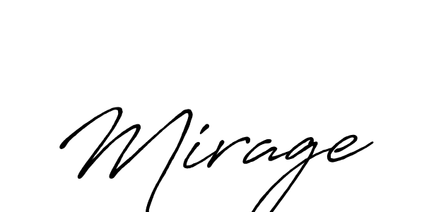 How to make Mirage signature? Antro_Vectra_Bolder is a professional autograph style. Create handwritten signature for Mirage name. Mirage signature style 7 images and pictures png