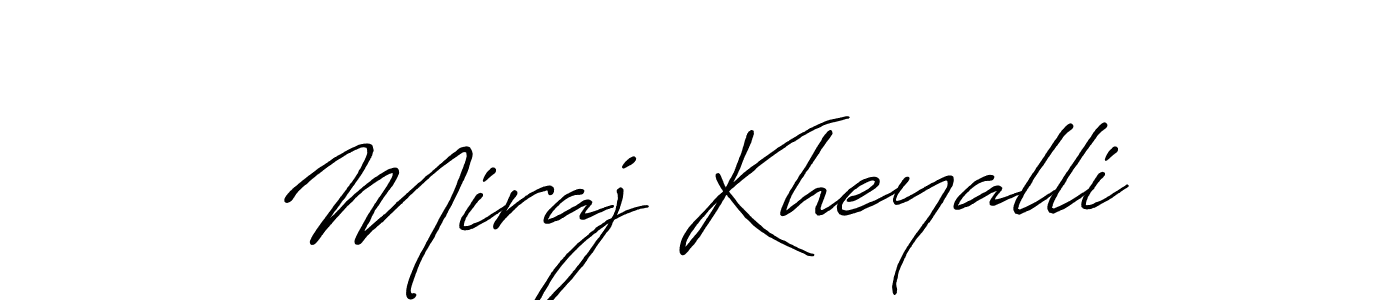 It looks lik you need a new signature style for name Miraj Kheyalli. Design unique handwritten (Antro_Vectra_Bolder) signature with our free signature maker in just a few clicks. Miraj Kheyalli signature style 7 images and pictures png