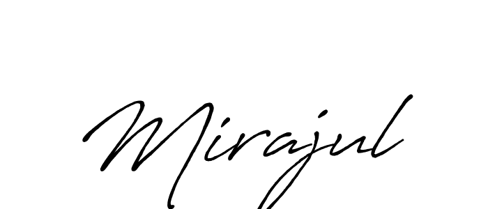 Once you've used our free online signature maker to create your best signature Antro_Vectra_Bolder style, it's time to enjoy all of the benefits that Mirajul name signing documents. Mirajul signature style 7 images and pictures png