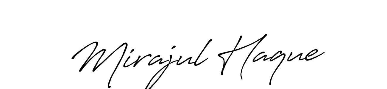 Mirajul Haque stylish signature style. Best Handwritten Sign (Antro_Vectra_Bolder) for my name. Handwritten Signature Collection Ideas for my name Mirajul Haque. Mirajul Haque signature style 7 images and pictures png