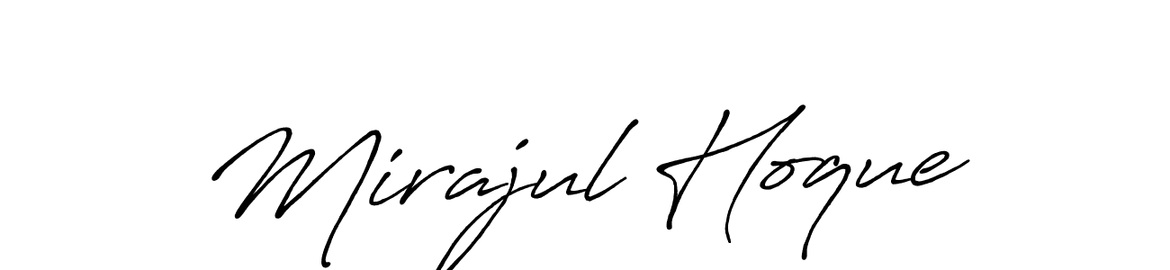 It looks lik you need a new signature style for name Mirajul Hoque. Design unique handwritten (Antro_Vectra_Bolder) signature with our free signature maker in just a few clicks. Mirajul Hoque signature style 7 images and pictures png
