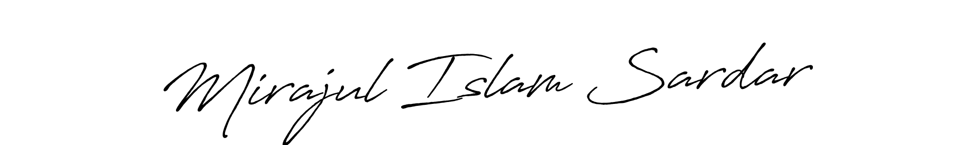 Antro_Vectra_Bolder is a professional signature style that is perfect for those who want to add a touch of class to their signature. It is also a great choice for those who want to make their signature more unique. Get Mirajul Islam Sardar name to fancy signature for free. Mirajul Islam Sardar signature style 7 images and pictures png