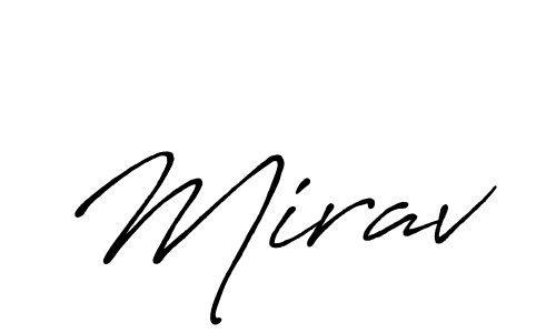 Once you've used our free online signature maker to create your best signature Antro_Vectra_Bolder style, it's time to enjoy all of the benefits that Mirav name signing documents. Mirav signature style 7 images and pictures png