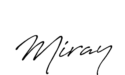It looks lik you need a new signature style for name Miray. Design unique handwritten (Antro_Vectra_Bolder) signature with our free signature maker in just a few clicks. Miray signature style 7 images and pictures png