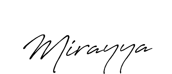 Also we have Mirayya name is the best signature style. Create professional handwritten signature collection using Antro_Vectra_Bolder autograph style. Mirayya signature style 7 images and pictures png