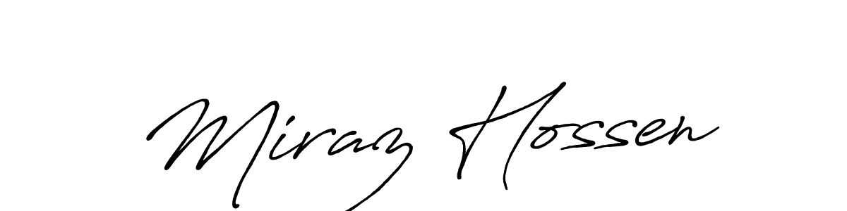 Antro_Vectra_Bolder is a professional signature style that is perfect for those who want to add a touch of class to their signature. It is also a great choice for those who want to make their signature more unique. Get Miraz Hossen name to fancy signature for free. Miraz Hossen signature style 7 images and pictures png