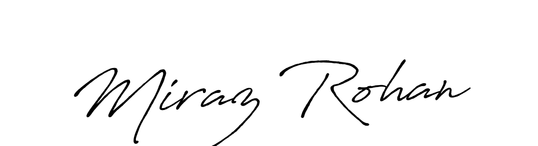 if you are searching for the best signature style for your name Miraz Rohan. so please give up your signature search. here we have designed multiple signature styles  using Antro_Vectra_Bolder. Miraz Rohan signature style 7 images and pictures png