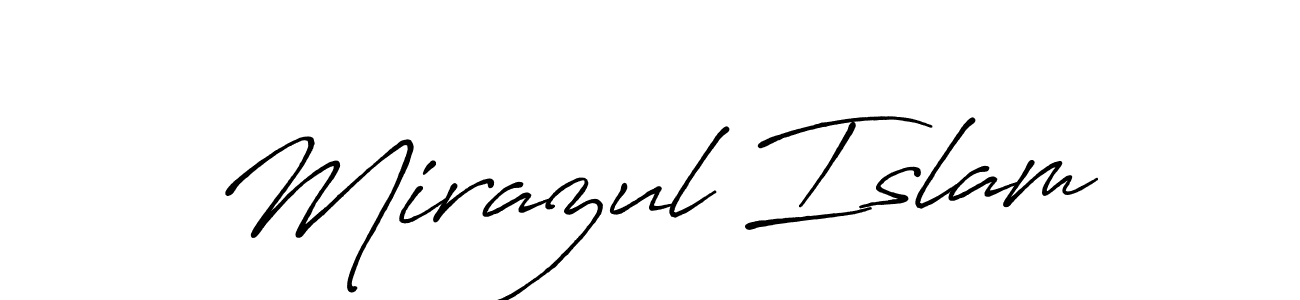How to make Mirazul Islam signature? Antro_Vectra_Bolder is a professional autograph style. Create handwritten signature for Mirazul Islam name. Mirazul Islam signature style 7 images and pictures png