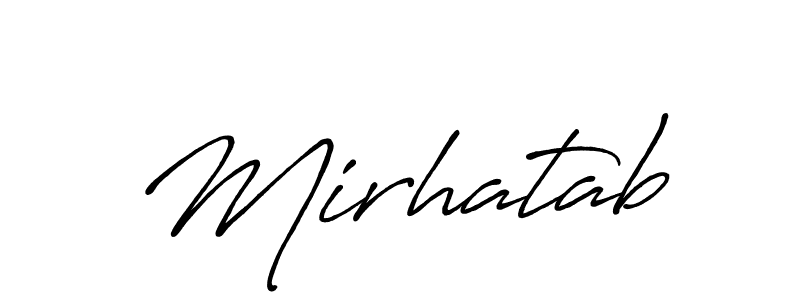 The best way (Antro_Vectra_Bolder) to make a short signature is to pick only two or three words in your name. The name Mirhatab include a total of six letters. For converting this name. Mirhatab signature style 7 images and pictures png