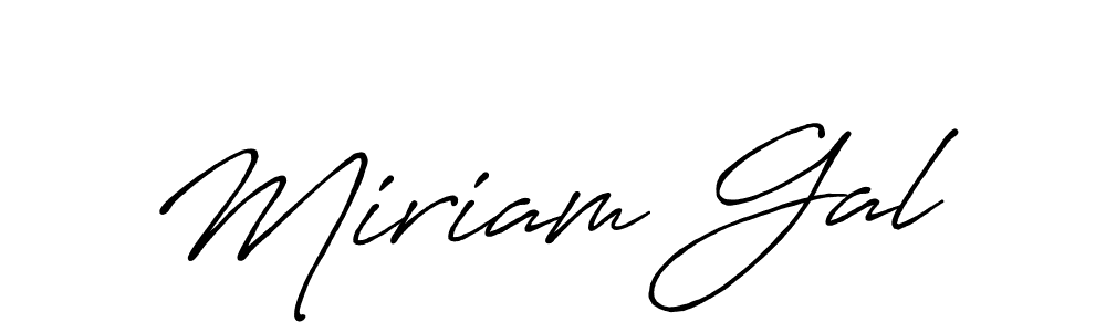 Once you've used our free online signature maker to create your best signature Antro_Vectra_Bolder style, it's time to enjoy all of the benefits that Miriam Gal name signing documents. Miriam Gal signature style 7 images and pictures png