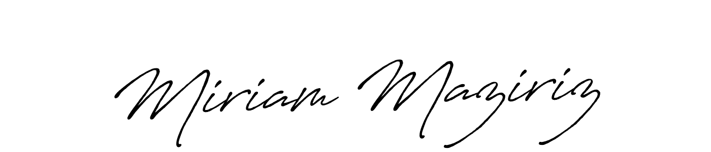You can use this online signature creator to create a handwritten signature for the name Miriam Maziriz. This is the best online autograph maker. Miriam Maziriz signature style 7 images and pictures png