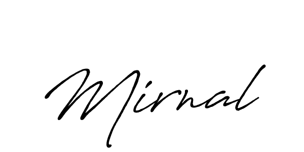 The best way (Antro_Vectra_Bolder) to make a short signature is to pick only two or three words in your name. The name Mirnal include a total of six letters. For converting this name. Mirnal signature style 7 images and pictures png