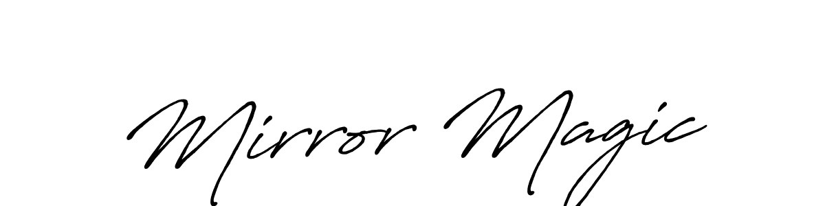 Make a short Mirror Magic signature style. Manage your documents anywhere anytime using Antro_Vectra_Bolder. Create and add eSignatures, submit forms, share and send files easily. Mirror Magic signature style 7 images and pictures png