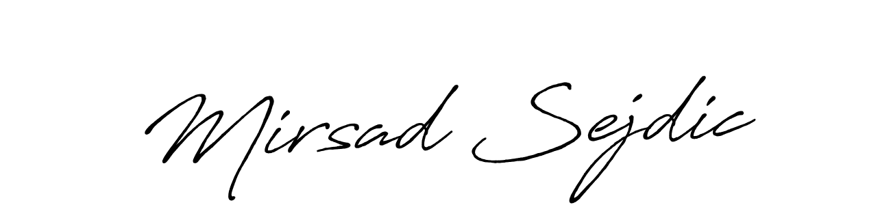 Make a short Mirsad Sejdic signature style. Manage your documents anywhere anytime using Antro_Vectra_Bolder. Create and add eSignatures, submit forms, share and send files easily. Mirsad Sejdic signature style 7 images and pictures png