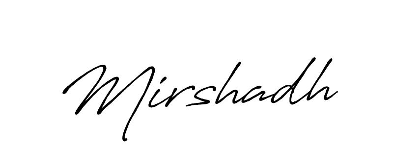 Best and Professional Signature Style for Mirshadh. Antro_Vectra_Bolder Best Signature Style Collection. Mirshadh signature style 7 images and pictures png