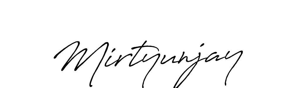 Antro_Vectra_Bolder is a professional signature style that is perfect for those who want to add a touch of class to their signature. It is also a great choice for those who want to make their signature more unique. Get Mirtyunjay name to fancy signature for free. Mirtyunjay signature style 7 images and pictures png