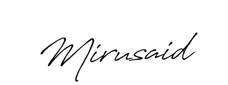 Once you've used our free online signature maker to create your best signature Antro_Vectra_Bolder style, it's time to enjoy all of the benefits that Mirusaid name signing documents. Mirusaid signature style 7 images and pictures png