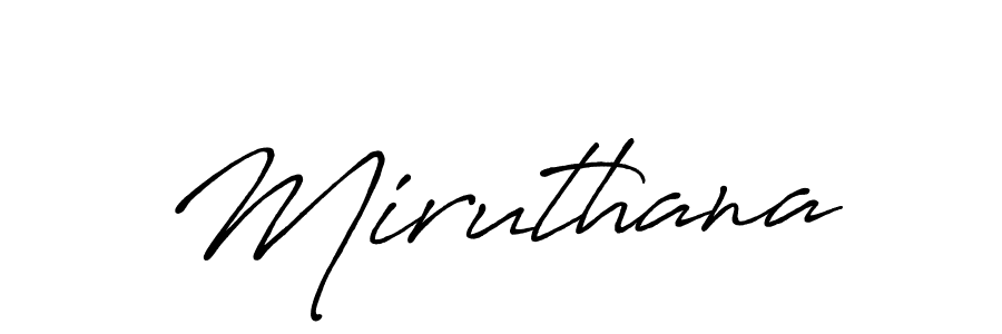 It looks lik you need a new signature style for name Miruthana. Design unique handwritten (Antro_Vectra_Bolder) signature with our free signature maker in just a few clicks. Miruthana signature style 7 images and pictures png