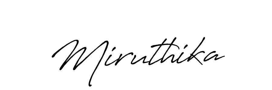 You can use this online signature creator to create a handwritten signature for the name Miruthika. This is the best online autograph maker. Miruthika signature style 7 images and pictures png