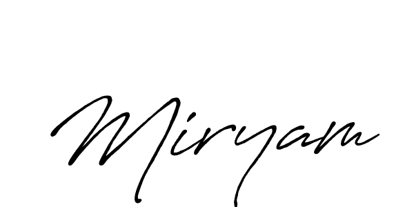 Use a signature maker to create a handwritten signature online. With this signature software, you can design (Antro_Vectra_Bolder) your own signature for name Miryam. Miryam signature style 7 images and pictures png