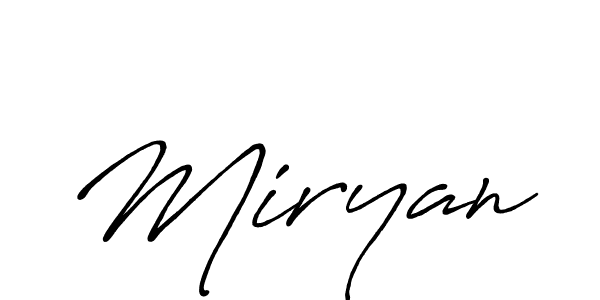 Once you've used our free online signature maker to create your best signature Antro_Vectra_Bolder style, it's time to enjoy all of the benefits that Miryan name signing documents. Miryan signature style 7 images and pictures png