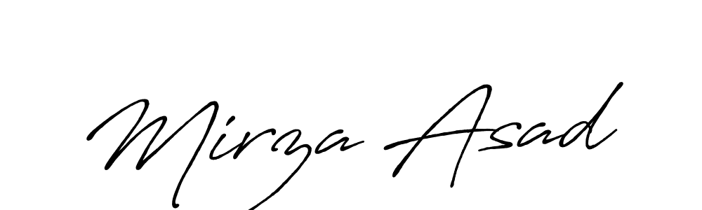 Make a beautiful signature design for name Mirza Asad. Use this online signature maker to create a handwritten signature for free. Mirza Asad signature style 7 images and pictures png