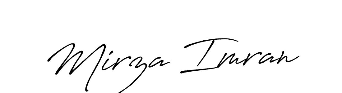 How to Draw Mirza Imran signature style? Antro_Vectra_Bolder is a latest design signature styles for name Mirza Imran. Mirza Imran signature style 7 images and pictures png