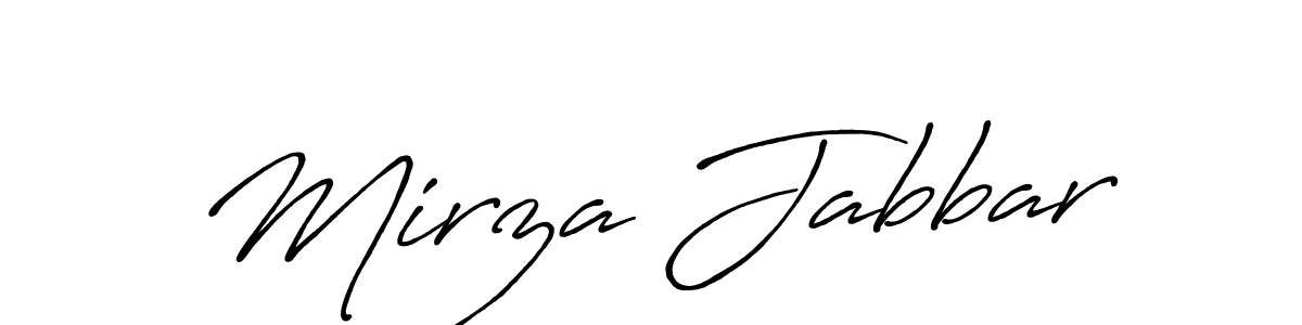 Once you've used our free online signature maker to create your best signature Antro_Vectra_Bolder style, it's time to enjoy all of the benefits that Mirza Jabbar name signing documents. Mirza Jabbar signature style 7 images and pictures png