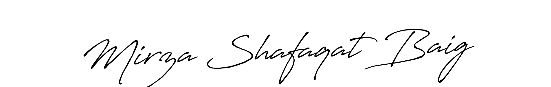 It looks lik you need a new signature style for name Mirza Shafaqat Baig. Design unique handwritten (Antro_Vectra_Bolder) signature with our free signature maker in just a few clicks. Mirza Shafaqat Baig signature style 7 images and pictures png