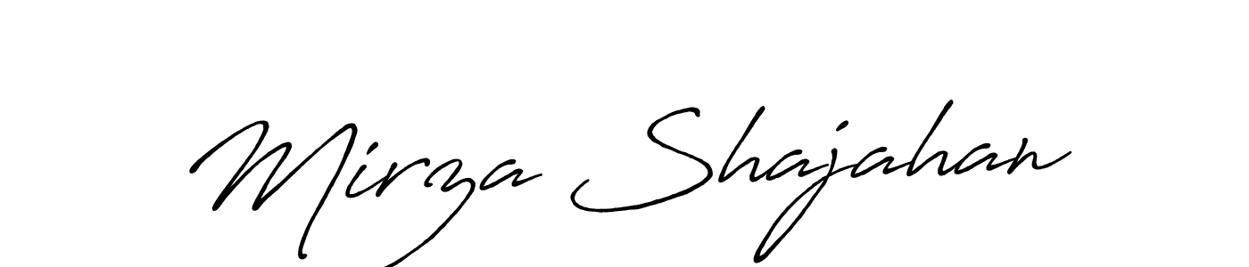 It looks lik you need a new signature style for name Mirza Shajahan. Design unique handwritten (Antro_Vectra_Bolder) signature with our free signature maker in just a few clicks. Mirza Shajahan signature style 7 images and pictures png