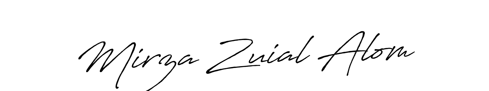 It looks lik you need a new signature style for name Mirza Zuial Alom. Design unique handwritten (Antro_Vectra_Bolder) signature with our free signature maker in just a few clicks. Mirza Zuial Alom signature style 7 images and pictures png