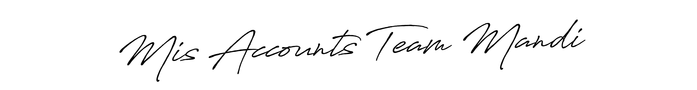 Antro_Vectra_Bolder is a professional signature style that is perfect for those who want to add a touch of class to their signature. It is also a great choice for those who want to make their signature more unique. Get Mis Accounts Team Mandi name to fancy signature for free. Mis Accounts Team Mandi signature style 7 images and pictures png