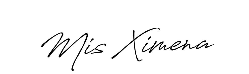 Also You can easily find your signature by using the search form. We will create Mis Ximena name handwritten signature images for you free of cost using Antro_Vectra_Bolder sign style. Mis Ximena signature style 7 images and pictures png