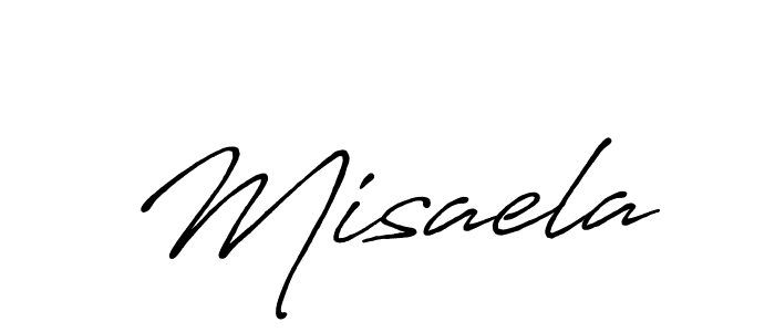 How to make Misaela signature? Antro_Vectra_Bolder is a professional autograph style. Create handwritten signature for Misaela name. Misaela signature style 7 images and pictures png