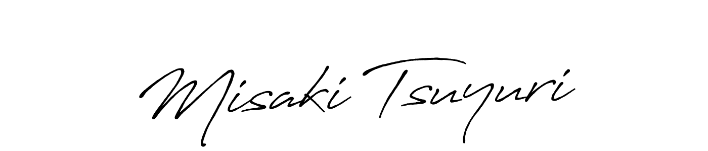 How to make Misaki Tsuyuri signature? Antro_Vectra_Bolder is a professional autograph style. Create handwritten signature for Misaki Tsuyuri name. Misaki Tsuyuri signature style 7 images and pictures png