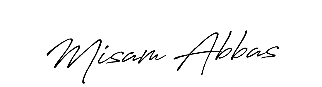 How to make Misam Abbas signature? Antro_Vectra_Bolder is a professional autograph style. Create handwritten signature for Misam Abbas name. Misam Abbas signature style 7 images and pictures png