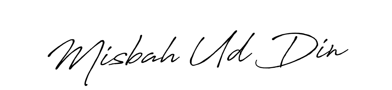 How to make Misbah Ud Din signature? Antro_Vectra_Bolder is a professional autograph style. Create handwritten signature for Misbah Ud Din name. Misbah Ud Din signature style 7 images and pictures png