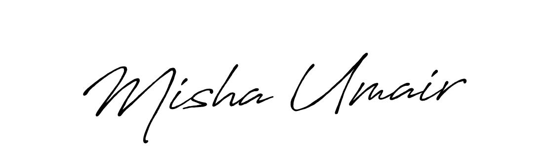 It looks lik you need a new signature style for name Misha Umair. Design unique handwritten (Antro_Vectra_Bolder) signature with our free signature maker in just a few clicks. Misha Umair signature style 7 images and pictures png