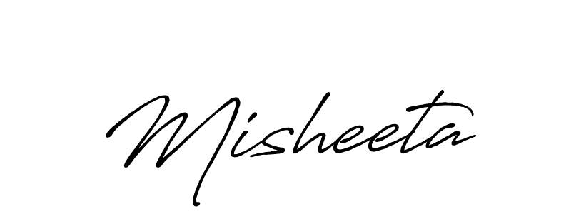 How to make Misheeta name signature. Use Antro_Vectra_Bolder style for creating short signs online. This is the latest handwritten sign. Misheeta signature style 7 images and pictures png