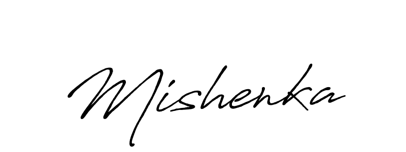 Once you've used our free online signature maker to create your best signature Antro_Vectra_Bolder style, it's time to enjoy all of the benefits that Mishenka name signing documents. Mishenka signature style 7 images and pictures png