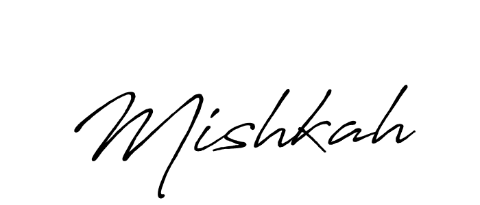 Design your own signature with our free online signature maker. With this signature software, you can create a handwritten (Antro_Vectra_Bolder) signature for name Mishkah. Mishkah signature style 7 images and pictures png