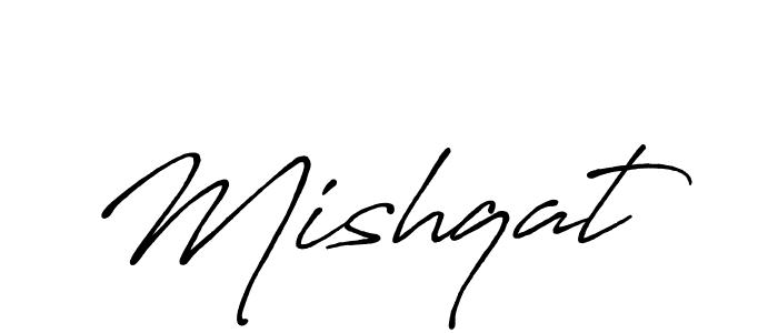 Design your own signature with our free online signature maker. With this signature software, you can create a handwritten (Antro_Vectra_Bolder) signature for name Mishqat. Mishqat signature style 7 images and pictures png