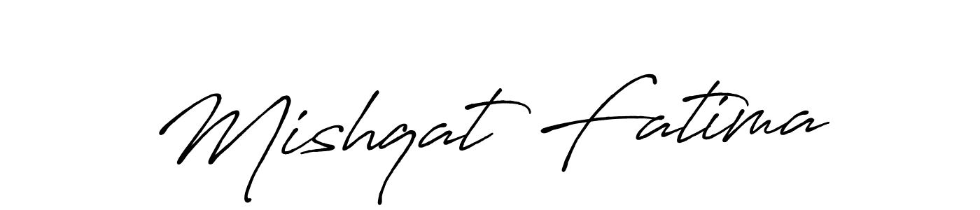 Mishqat Fatima stylish signature style. Best Handwritten Sign (Antro_Vectra_Bolder) for my name. Handwritten Signature Collection Ideas for my name Mishqat Fatima. Mishqat Fatima signature style 7 images and pictures png