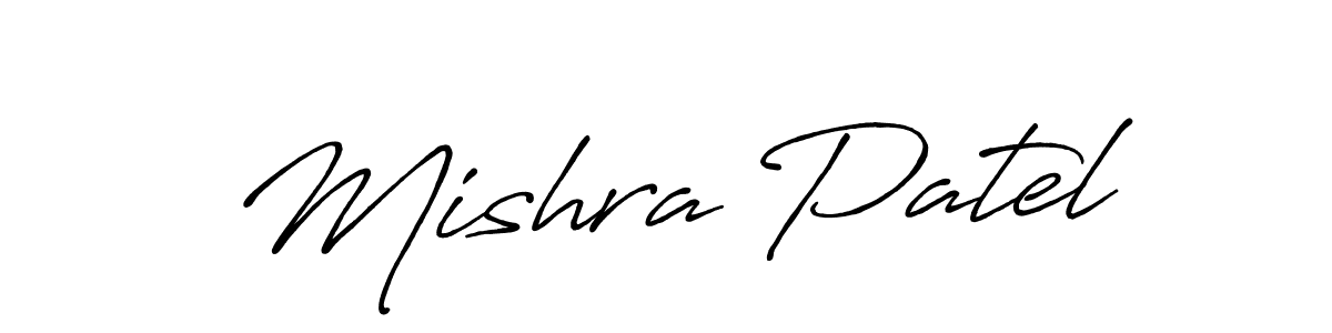 It looks lik you need a new signature style for name Mishra Patel. Design unique handwritten (Antro_Vectra_Bolder) signature with our free signature maker in just a few clicks. Mishra Patel signature style 7 images and pictures png