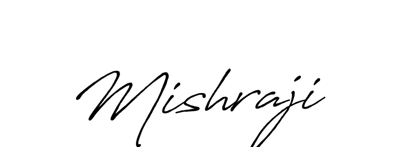 Design your own signature with our free online signature maker. With this signature software, you can create a handwritten (Antro_Vectra_Bolder) signature for name Mishraji. Mishraji signature style 7 images and pictures png