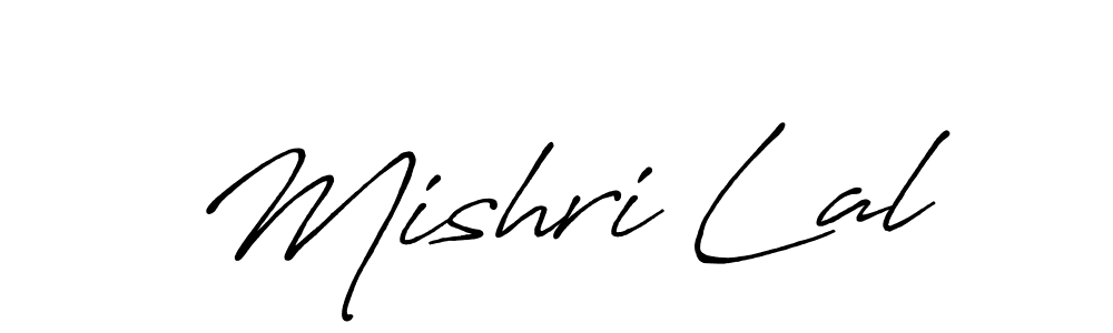 Also we have Mishri Lal name is the best signature style. Create professional handwritten signature collection using Antro_Vectra_Bolder autograph style. Mishri Lal signature style 7 images and pictures png