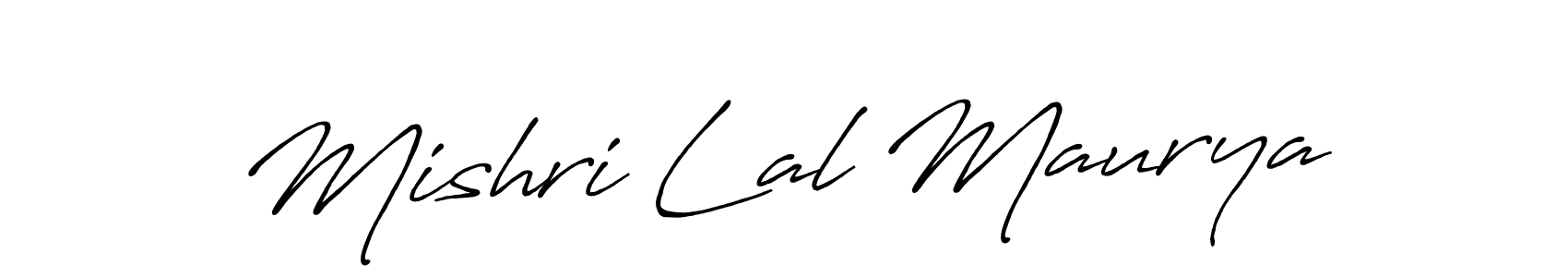 It looks lik you need a new signature style for name Mishri Lal Maurya. Design unique handwritten (Antro_Vectra_Bolder) signature with our free signature maker in just a few clicks. Mishri Lal Maurya signature style 7 images and pictures png