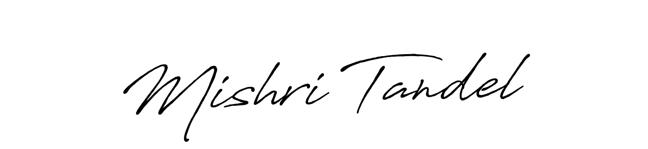 This is the best signature style for the Mishri Tandel name. Also you like these signature font (Antro_Vectra_Bolder). Mix name signature. Mishri Tandel signature style 7 images and pictures png