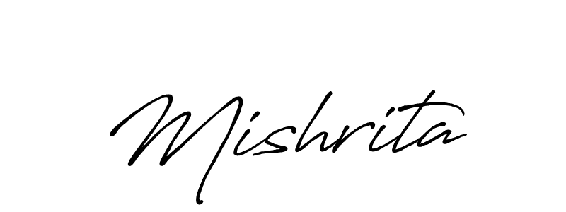 You can use this online signature creator to create a handwritten signature for the name Mishrita. This is the best online autograph maker. Mishrita signature style 7 images and pictures png