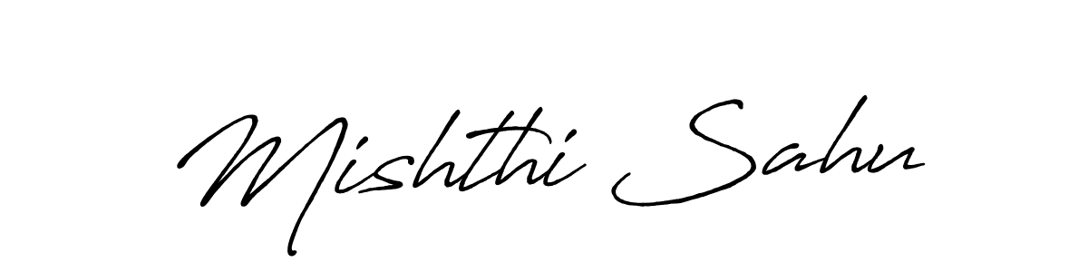 Also You can easily find your signature by using the search form. We will create Mishthi Sahu name handwritten signature images for you free of cost using Antro_Vectra_Bolder sign style. Mishthi Sahu signature style 7 images and pictures png